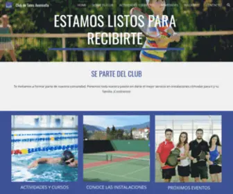 Clubaxomiatla.com(Club de Tenis Axomiatla) Screenshot