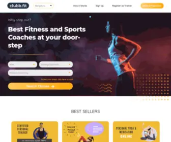 Clubb.fit(We offer certified fitness and sports coaches for sports and fitness activities like Yoga) Screenshot