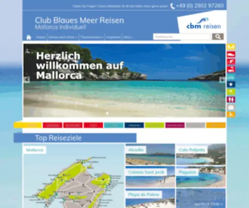 Clubblauesmeer.de(Mallorca individuell) Screenshot