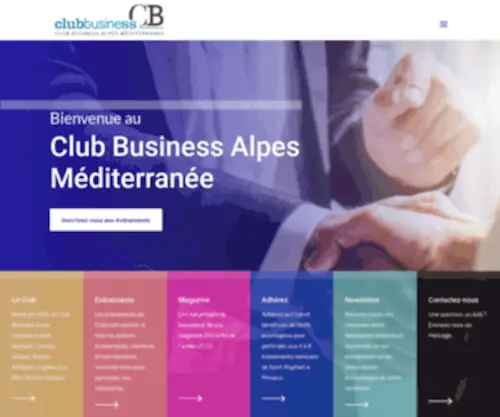 Clubbusiness06.com(Club Business 06 : 1er réseau d'affaires des Alpes Maritimes) Screenshot