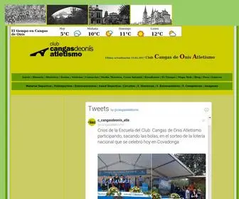 Clubcangasdeonisatletismo.com(Club de Atletismo Cangas de On) Screenshot