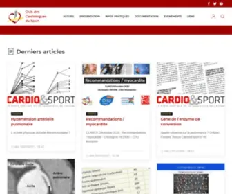 Clubcardiosport.com(Accueil) Screenshot