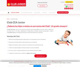 Clubceajunior.es(Club CEA Junior) Screenshot