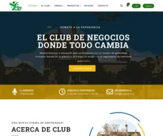 Clubcef.com(Club CEF) Screenshot