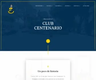Clubcentenario.org.py(Club Centenario) Screenshot