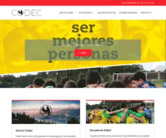 Clubcodec.es(Asociación Codec de Madrid) Screenshot