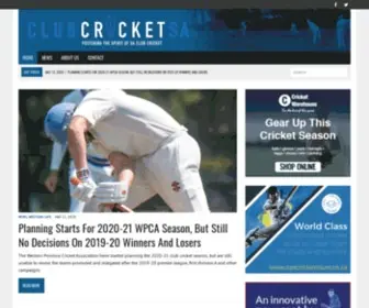 Clubcricket.co.za(Discover club cricket news in sa) Screenshot