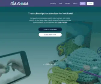 Clubcrochet.com(Club Crochet) Screenshot