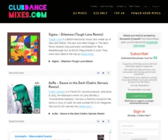 Clubdancemixes.com(Club Dance Mixes) Screenshot