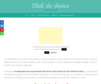 Clubdedietas.com(Como bajar de peso) Screenshot