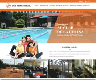 Clubdelacolina.mx(Club de la Colina) Screenshot