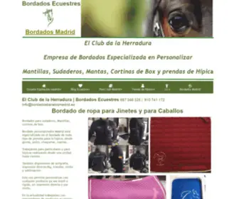 Clubdelaherradura.es(Bordar polo hípica) Screenshot