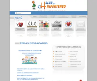 Clubdelhipertenso.es(Bienvenidos a la portada) Screenshot