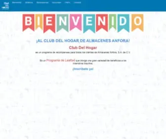 Clubdelhogar.com.mx(Bienvenida) Screenshot