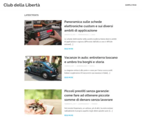 Clubdellaliberta.it(Club della Libertà) Screenshot