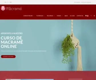 Clubdelmacrame.com(▷ Club del Macramé) Screenshot