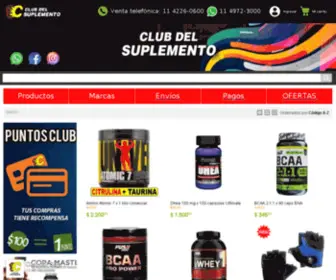 Clubdelsuplemento.com(Club del Suplemento®) Screenshot