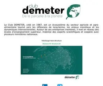 Clubdemeter.com(Club Demeter) Screenshot