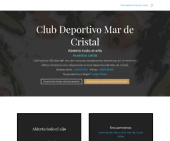 Clubdeportivomardecristal.es(Clubdeportivomardecristal) Screenshot