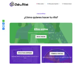 Clubderifas.com(Club de rifas) Screenshot