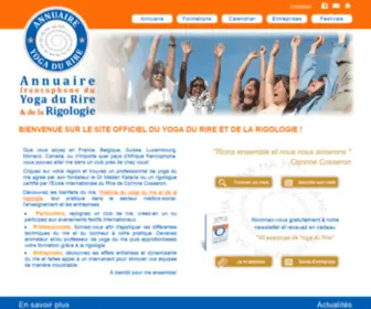 Clubderire.org(Les Clubs de Rire) Screenshot