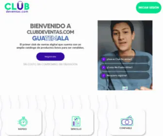 Clubdeventas.com(El mayor club de ventas en Guatemala) Screenshot