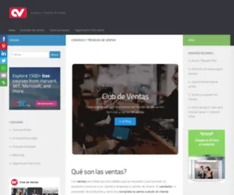 Clubdeventas.net(Consejos y Técnicas de Ventas) Screenshot