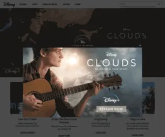 Clubdisney.com(The Official Home Page of The Walt Disney Company) Screenshot