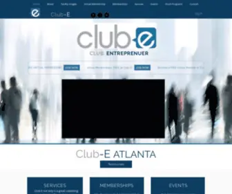 Clubeatlanta.com(Separating entrepreneurs from "wannapreneurs") Screenshot