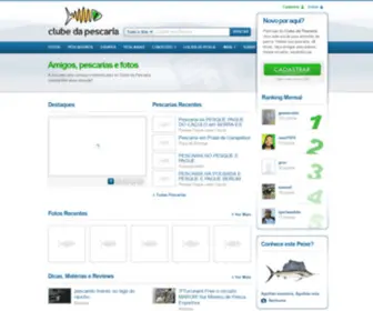 Clubedapescaria.com.br(Clube da Pescaria) Screenshot