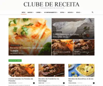 Clubedereceita.com.br(Clube de Receita) Screenshot