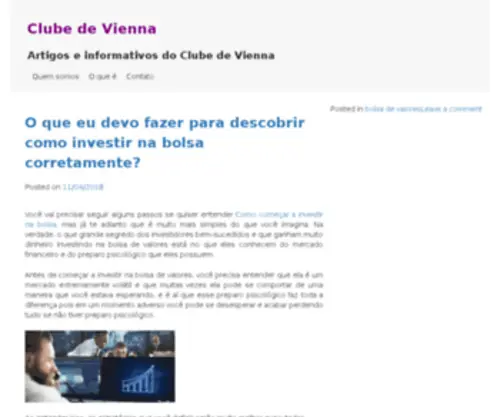 Clubedevienna.com.br(Clubedevienna) Screenshot