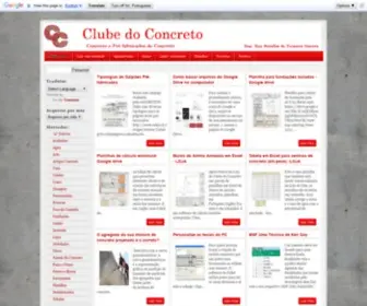 Clubedoconcreto.com.br(Clube do Concreto) Screenshot