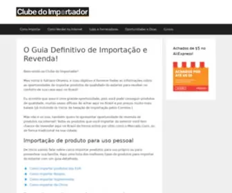 Clubedoimportador.com(Clube do Importador) Screenshot