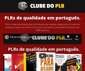 Clubedoplr.com(Clube do PLR) Screenshot