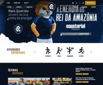 Clubedoremo.com.br(Clube do Remo) Screenshot