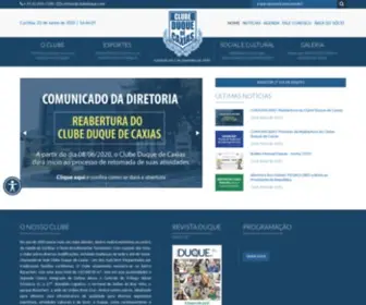 Clubeduquedecaxias.com.br(Clube Duque de Caxias) Screenshot