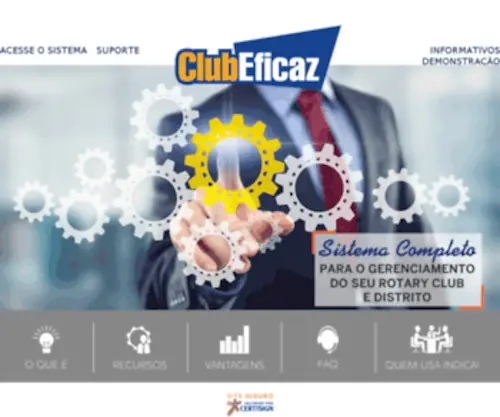 Clubeficaz.com.br(Sistema) Screenshot