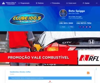 Clubefm.com.br(Clube FM 100.5) Screenshot
