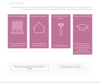 Clubetudiant.com(Le Club Étudiant est une association qui souhaite simplifier votre vie d’étudiant(e)) Screenshot
