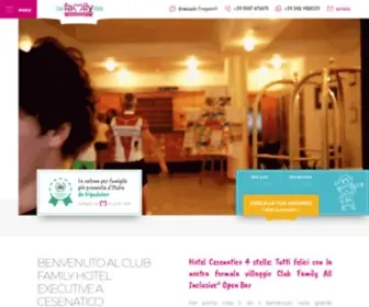 Clubfamilyhotel.com(Club Family Hotel Executive Cesenatico per famiglie 4 stelle con piscina) Screenshot