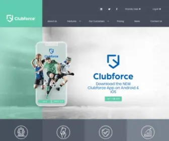 Clubforce.com(Clubforce®) Screenshot