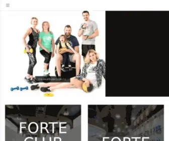 Clubforte.ru(Forte Club создан в партнерстве с компанией Technogym) Screenshot