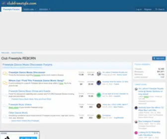 Clubfreestyle.com(Club Freestyle) Screenshot