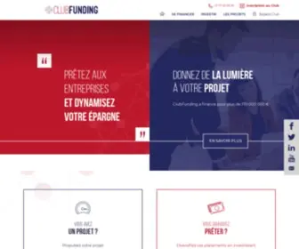 Clubfunding.fr(ClubFunding) Screenshot