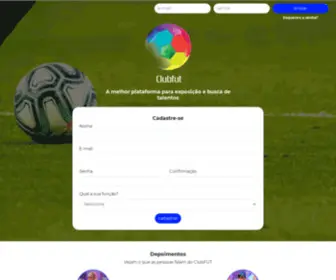Clubfut.com.br(Plataforma de encontro de talentos) Screenshot