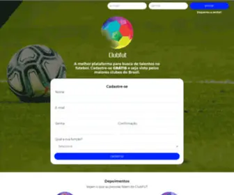 Clubfut.com(Plataforma de encontro de talentos) Screenshot