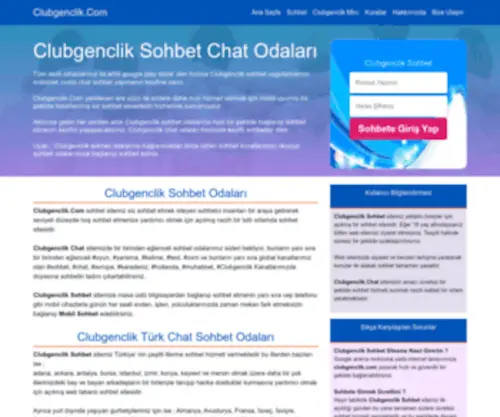 Clubgenclik.com(Clubgenclik) Screenshot