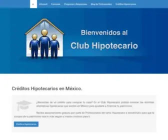 Clubhipotecario.com.mx(Club Hipotecario) Screenshot