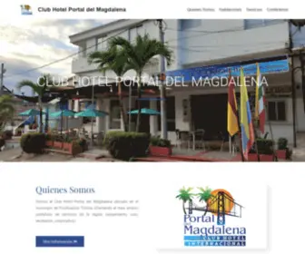 Clubhotelportalmagdalena.com(Club Hotel Portal del Magdalena) Screenshot